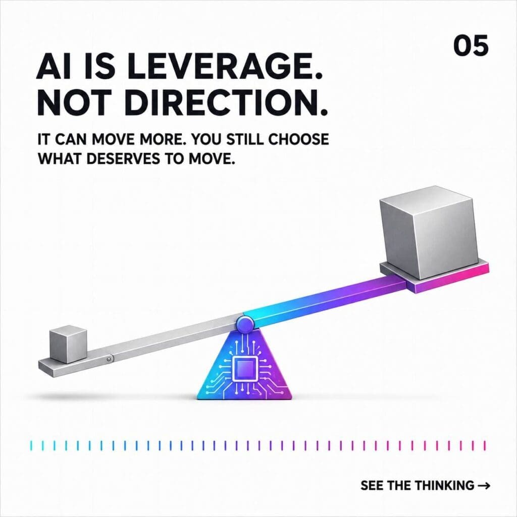 ai is a leverage tool not a direction